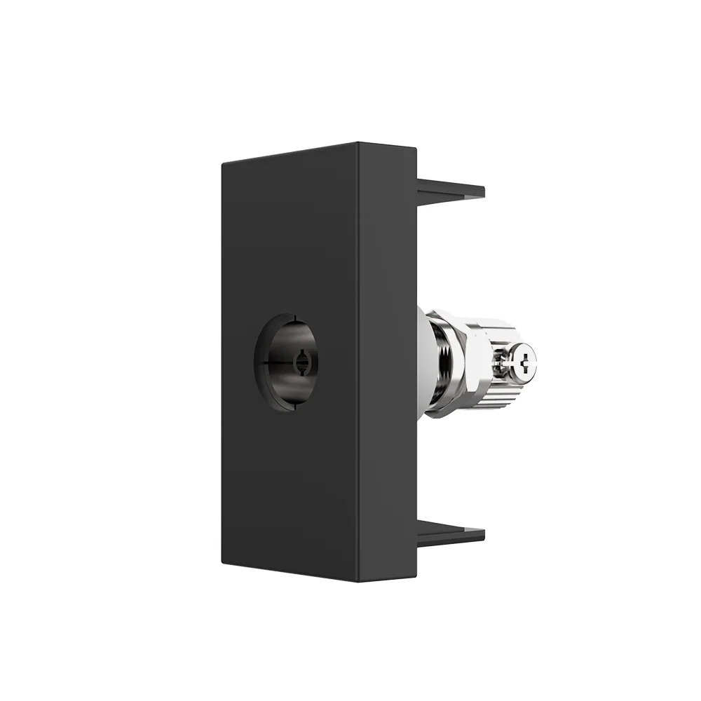 Priza TV Livolo VL-FCTV-1BP Priza TV Livolo VL-FCTV-1BP – Negru, Priza TV – vedere frontală – partener oficial Livolo
