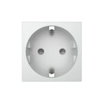 Priza simpla Livolo fara rama din sticla VL-FCTC16A-2IP