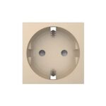 Priza simpla Livolo fara rama din sticla VL-FCTC16A-2IP