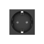 Priza simpla Livolo fara rama din sticla VL-FCTC16A-2IP