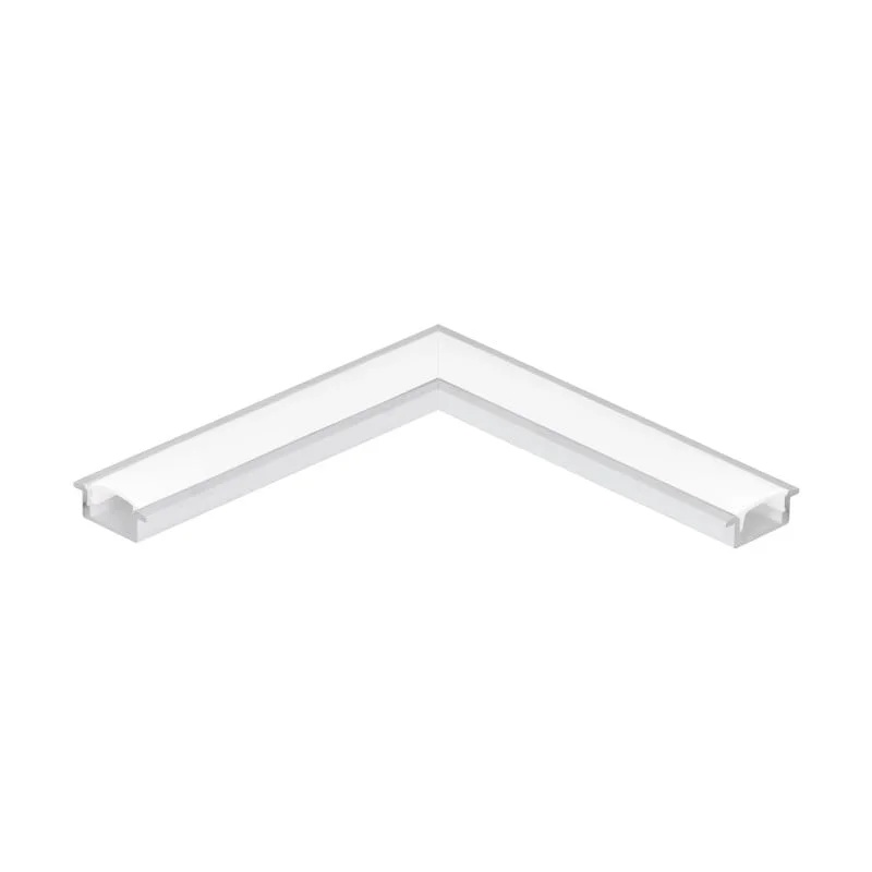 Profil de colt incastrat banda LED EGLO 98983 – Iluminat interior, Corpuri de iluminat – vedere frontală – partener oficial Eglo