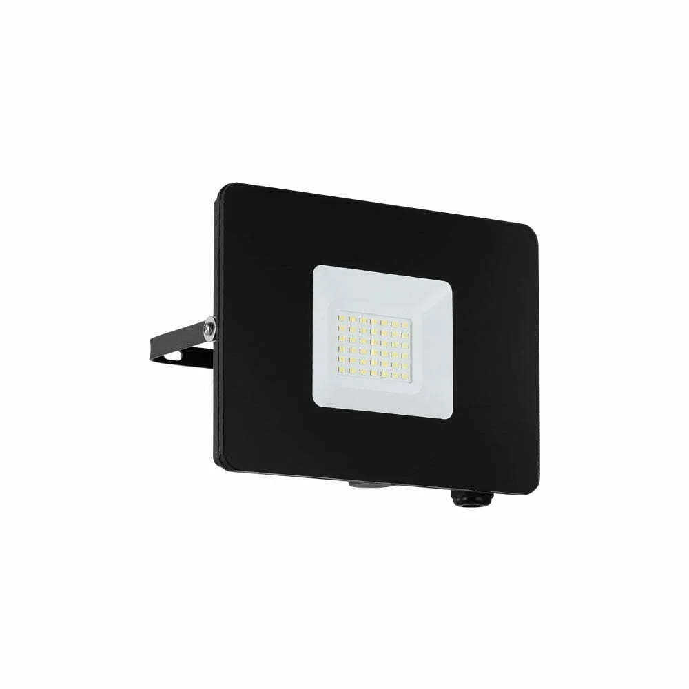 Proiector exterior EGLO FAEDO 3 97457 - LED 30W 2750lm 5000K IP65 - Negru – Iluminat exterior, Corpuri de iluminat – vedere frontală – partener oficial Eglo