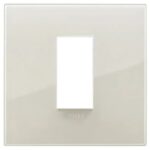 Rama 1M Classic Reflex ivory white vimar Arke 19641.67 – Reflex ivory, Ornament – vedere frontală – partener oficial Vimar