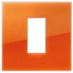 Rama 1M Classic Reflex orange vimar Arke 19641.63 – Reflex orange, Ornament – vedere frontală – partener oficial Vimar