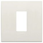Rama 1M Classic technopolymer ivory vimar Arke 19641.73 – Ivory, Ornament – dimensiuni tehnice – partener oficial Vimar