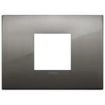 Rama 2M Centrat Classic metal black chrome vimar Arke 19652.09