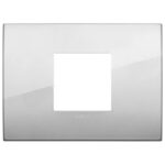 Rama 2M Centrat Classic metal silver vimar Arke 19652.03
