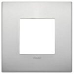 Rama 2M Classic aluminium vimar Arke 19642.15 – Aluminium, Ornament – vedere frontală – partener oficial Vimar
