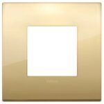 Rama 2M Classic metal gold vimar Arke 19642.07 – Gold, Ornament – vedere frontală – partener oficial Vimar