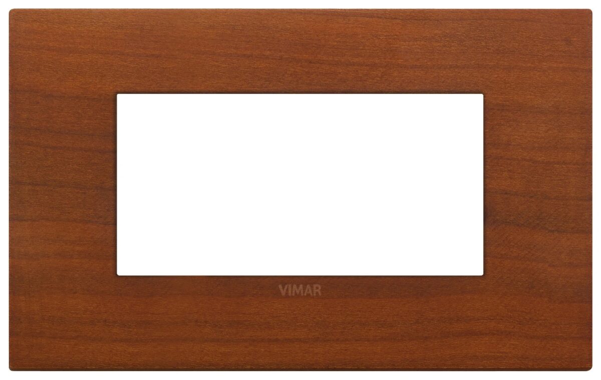Rama 4M Classic cherrywood vimar Arke 19654.42 – Cherrywood, Ornament – vedere frontală – partener oficial Vimar