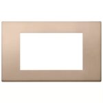 Rama 4M metal Bronze Vimar LINEA 30654.71 – Bronze, Ornament – vedere frontală – partener oficial Vimar