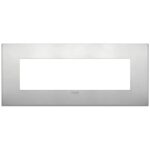 Rama 7M Classic aluminium vimar Arke 19657.15 – Aluminium, Ornament – vedere frontală – partener oficial Vimar