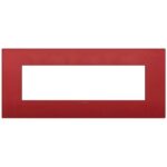 Rama 7M Classic technopolymer matt red vimar Arke 19657.75 – Matt red, Ornament – dimensiuni tehnice – partener oficial Vimar