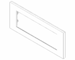 Rama 7M technopolimer Reflex Negru Vimar LINEA 30657.42