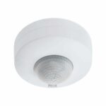 Senzor de miscare 360 Grade 12m EGLO DETECT ME 6 97421 - IP44 D90mm - Alb – Iluminat exterior, Corpuri de iluminat – vedere frontală – partener oficial Eglo