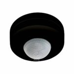 Senzor de miscare 360 Grade 12m EGLO DETECT ME 6 97422 - IP44 D90mm - Negru – Iluminat exterior, Corpuri de iluminat – vedere frontală – partener oficial Eglo