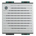Sonerie 3 sunete Living Light Bticino 12V c.a.electronica 2M culoare aluminiu NT4355/12