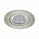 Spot incastrat EGLO SALICETO 98303 - LED 6W 380lm 2700K D88mm – Iluminat interior, Corpuri de iluminat – vedere frontală – partener oficial Eglo
