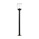 Stalp exterior EGLO DONATORI 98703 - E27 1X60W IP44 D155mm - Negru – Iluminat exterior, Corpuri de iluminat – vedere frontală – partener oficial Eglo