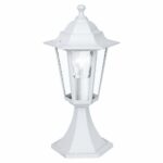 Stalp exterior EGLO LATERNA 5 22466 – E27 1X60W IP44 D195mm – Alb