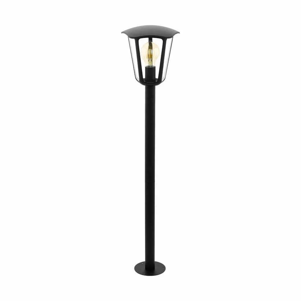 Stalp exterior EGLO MONREALE 98123 - E27 1X60W IP44 D230mm - Negru – Iluminat exterior, Corpuri de iluminat – vedere frontală – partener oficial Eglo