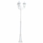 Stalp exterior EGLO NAVEDO 93454 – E27 3X60W IP44 D560mm – Alb