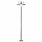 Stalp exterior EGLO SIDNEY 83971 – E27 3X60W IP44 D600mm – Inox