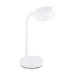 Veioza EGLO CABALES 99334 – LED 4.5W 500lm 3000K D140mm – Plastic – Alb