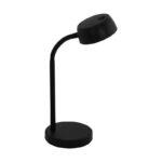 Veioza EGLO CABALES 99335 – LED 4.5W 500lm 3000K D140mm – Plastic – Negru