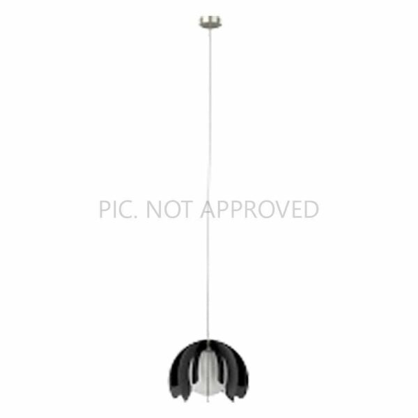 Veioza EGLO POLVERARA 39541 - E27 1X40W D180mm - Sticla aburita - Chihlimbar – Iluminat interior, Stars of Light (Crystal & Design) – vedere frontală – partener oficial Eglo