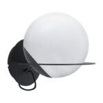 Aplica EGLO SABALETE 98365 - E27 1X40W - Sticla opal mat - Negru