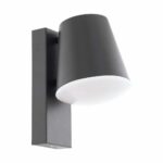 Aplica exterior EGLO CALDIERO 97146 - E27 1X10W IP44 - Otel zincat - Alb