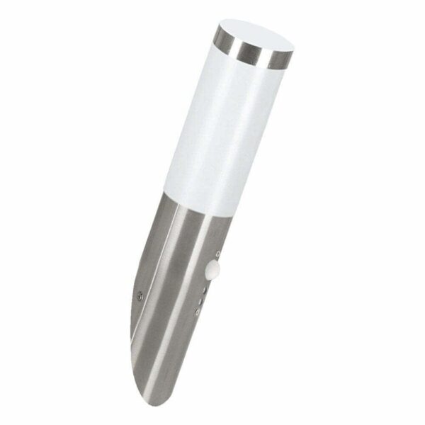 Aplica exterior EGLO HELSINKI 83278 - E27 1X12W IP44 D75mm - Inox - Alb