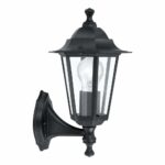 Aplica exterior EGLO LATERNA 4 22468 - E27 1X60W IP44 - Sticla - Negru