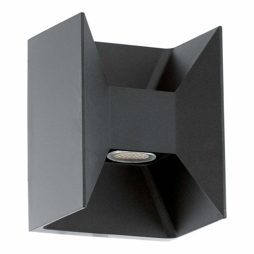 Aplica exterior EGLO MORINO 93319 - LED 2X2.5W 360 Gradem 3000K IP44 - Aluminiu turnat - Antracit