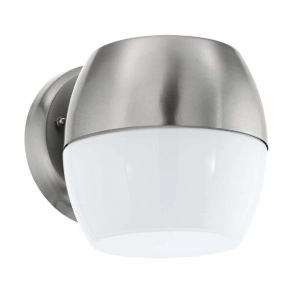 Aplica exterior EGLO ONCALA 95982 - LED 11W 950lm 3000K IP44 - Sticla satinata - Inox
