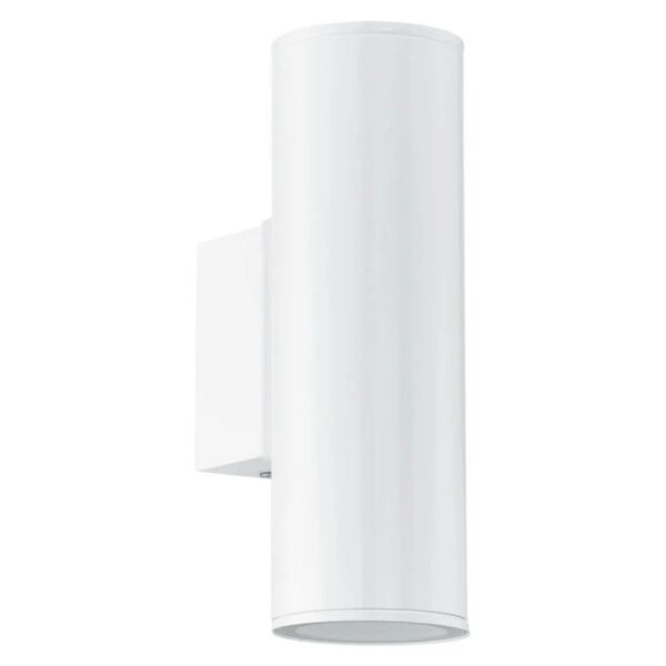 Aplica exterior EGLO RIGA 94101 - GU10 2X3W IP44 - Otel zincat - Alb