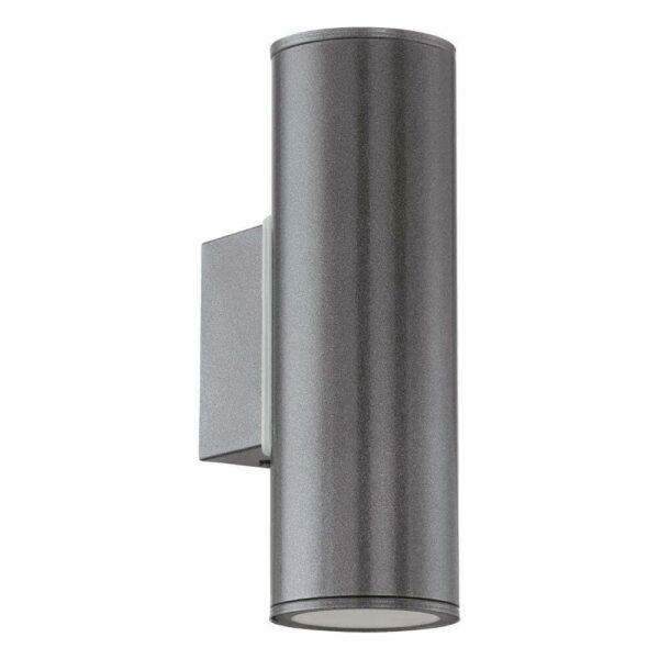 Aplica exterior EGLO RIGA 94103 - GU10 2X3W IP44 - Otel zincat - Antracit