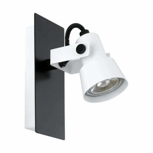 Aplica spot EGLO TRILLO 97371 - GU10 1X5W - Otel - Alb - Negru