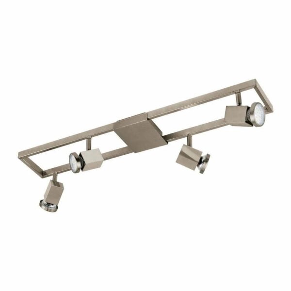 Aplica spot EGLO ZERACO 93678 - GU10 4X5W - Plastic - Otel - Nichel Mat