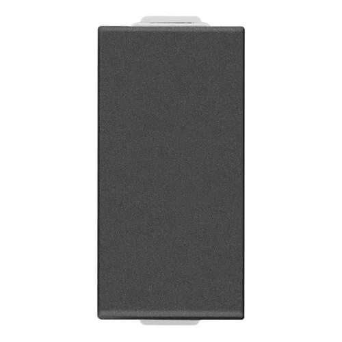 Buton cu revenire 10A NO 1 Modul carbon matt Vimar Neve UP 09008.CM