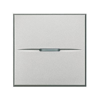 Buton cu revenire AXIAL Axolute Bticino 2M 10A ,culoare aluminiu HC4005/2 Buton cu revenire AXIAL Axolute Bticino 2M 10A ,culoare aluminiu HC4005/2