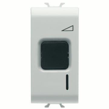Buton electronic de control variator Gewiss Chorus 500W 1M pentru tensiuni rezistive-inductive Alb Satinat GW15568
