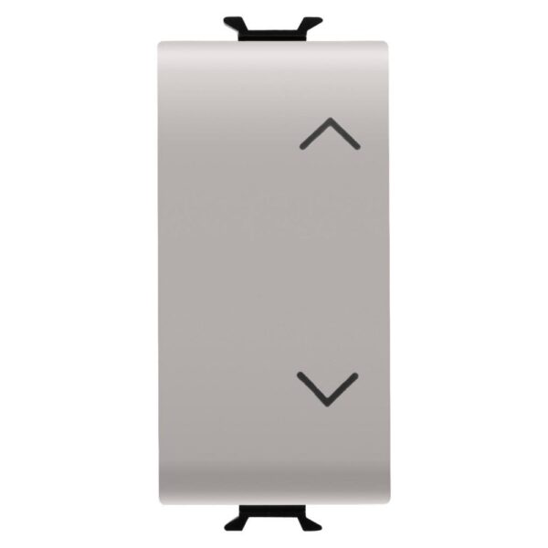 Buton jaluzele-rulouri electrice 1M 10A Gewiss Chorus Bej Satinat GW13140