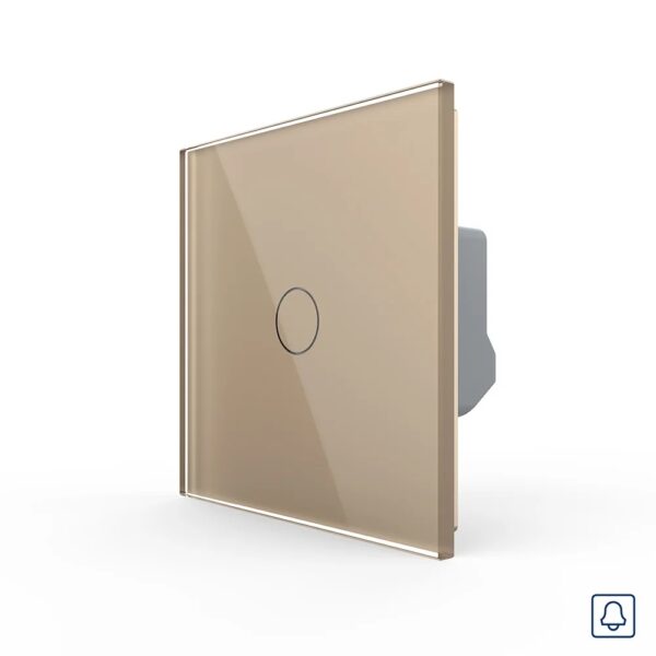 Buton Sonerie cu Touch LIVOLO din Sticla VL-FC1B-2G-2A