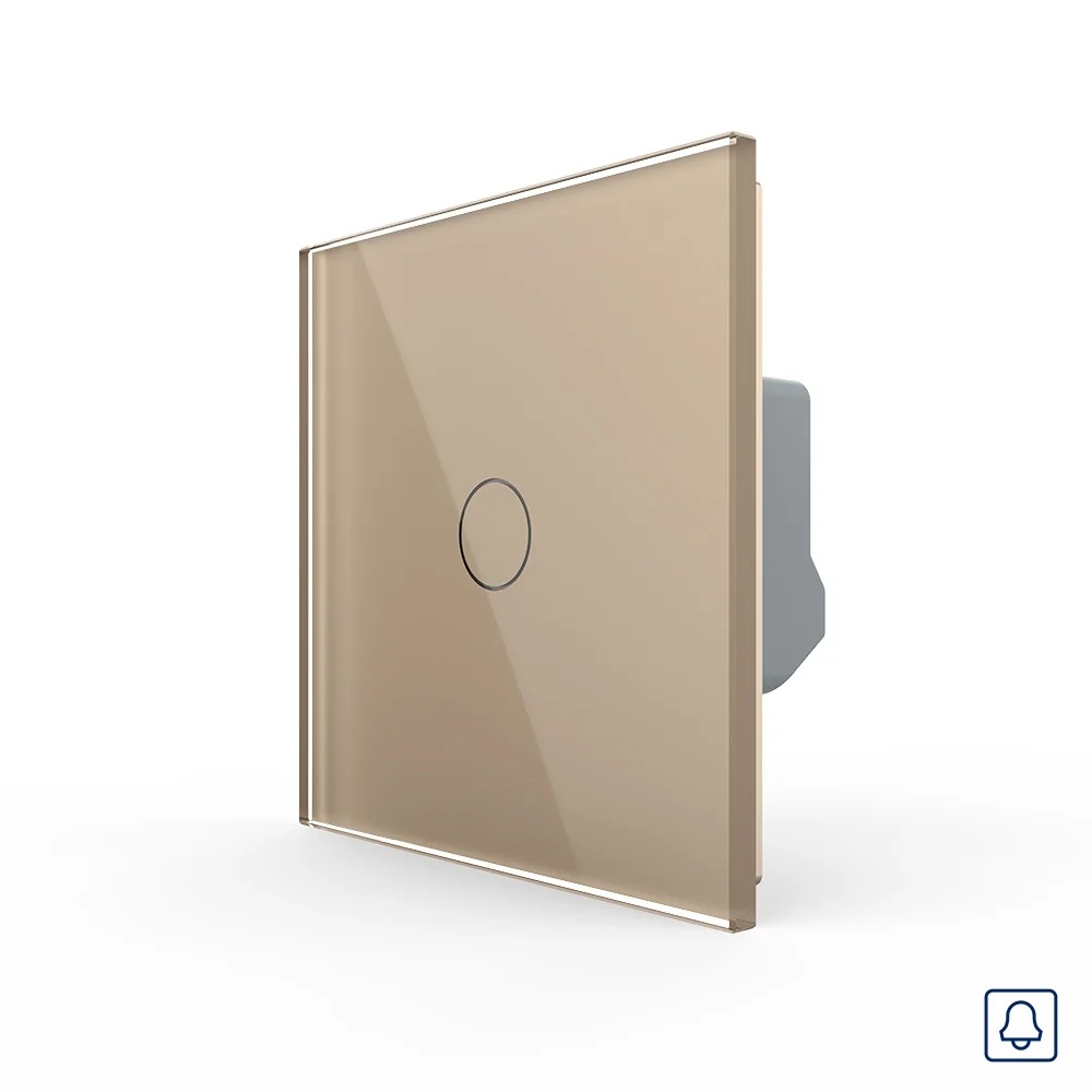 Buton Sonerie cu Touch LIVOLO din Sticla VL-FC1B-2G-2A