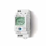 Ceas programabil digital cu orar zilnic-saptamanal alimentare 230VC-A- 1C 16 A 35-8mm 125182300000