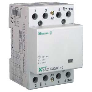 Contactor 40A 2ND+2NI modular cu comanda la 230V Eaton Z-SCH230/40-22 248853