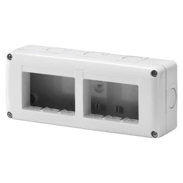 Doza PT System 6M (3+3) GRI IP40 Gewiss GW27005