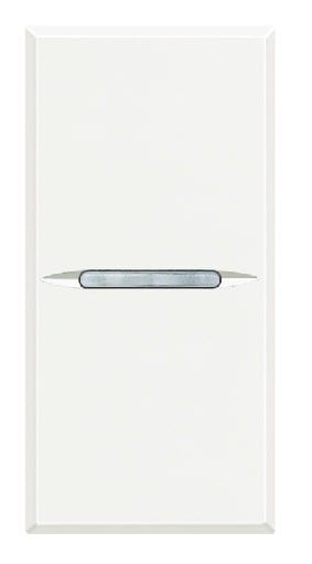 Intrerupator AXIAL Axolute Bticino 1M 16A , culoare alb HD4001
